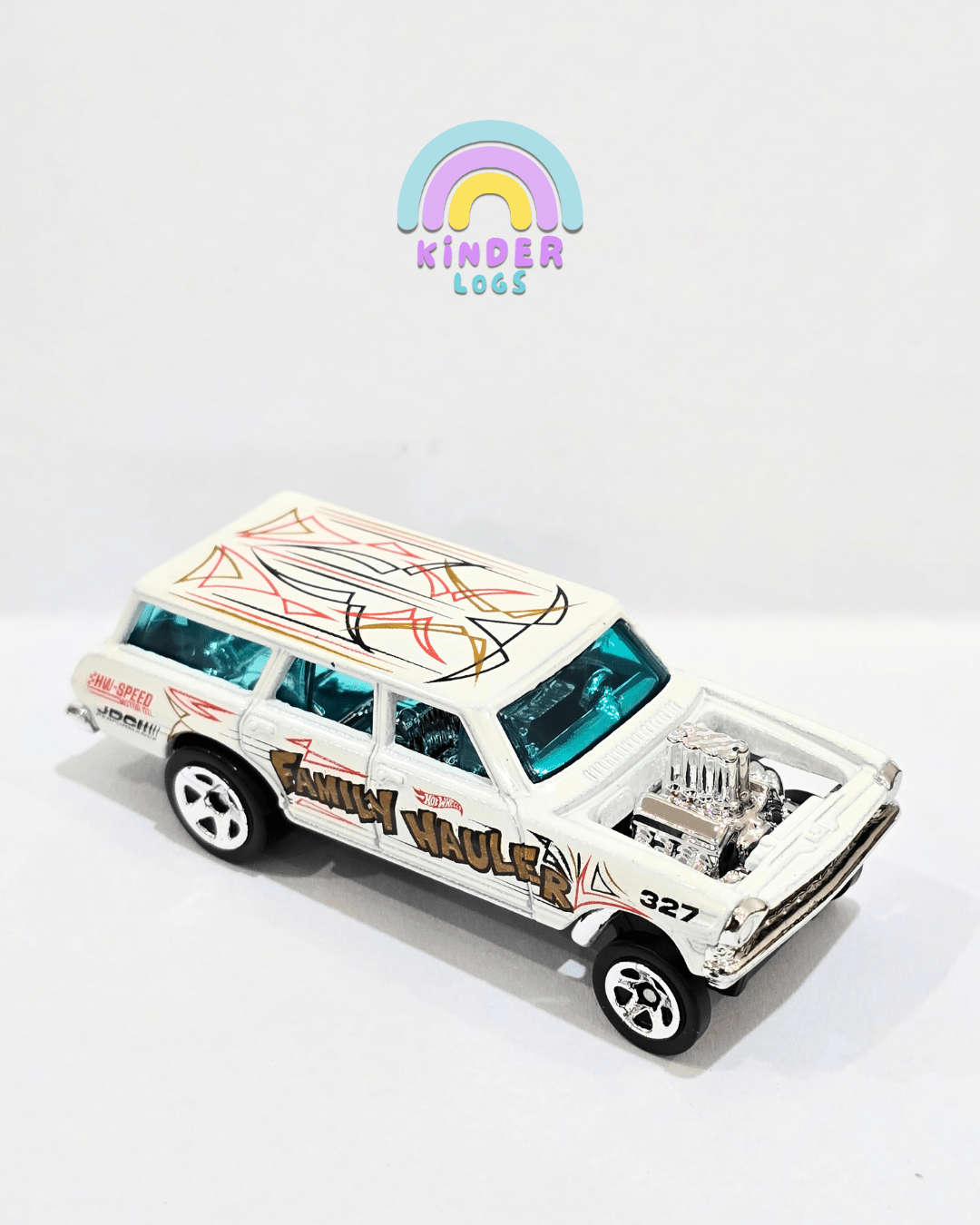 Hot Wheels 1964 Chevy Nova Gasser - Family Hauler (Uncarded) - Kinder Logs