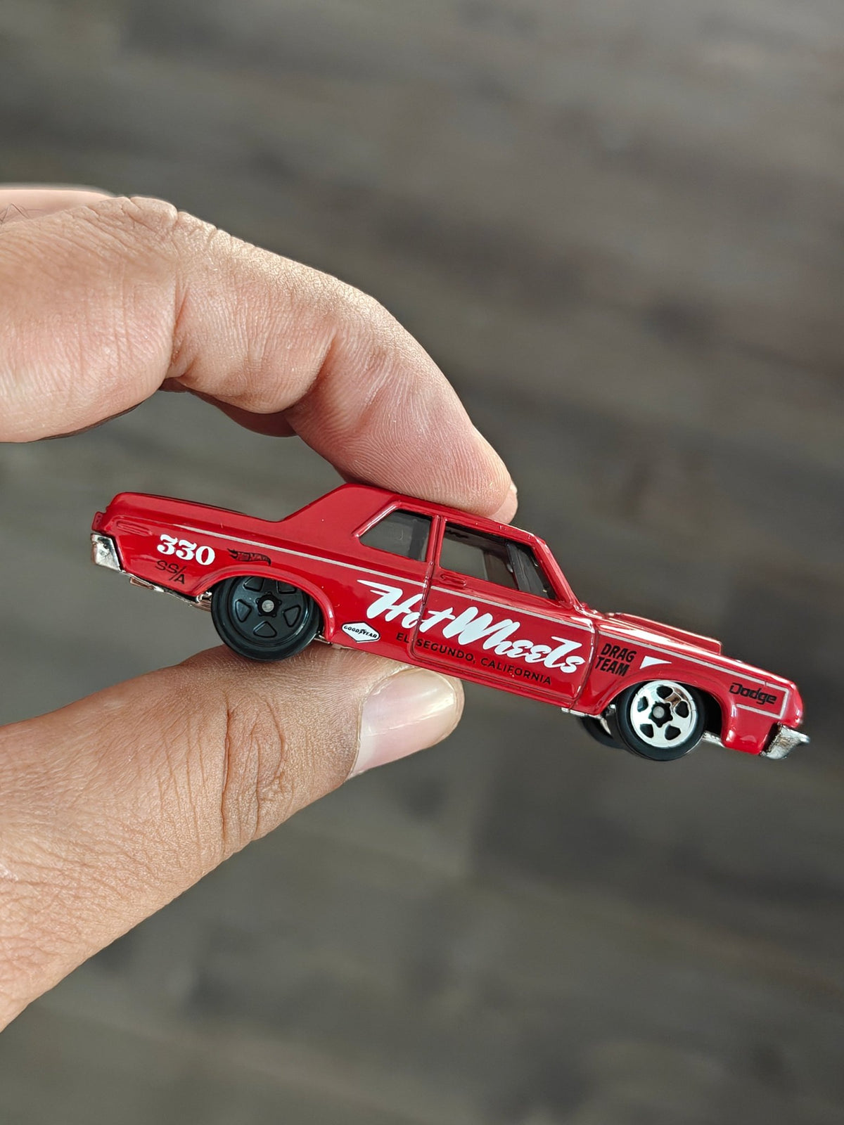 Hot Wheels 1964 Dodge 330 - Red (Uncarded - New) - Kinder Logs