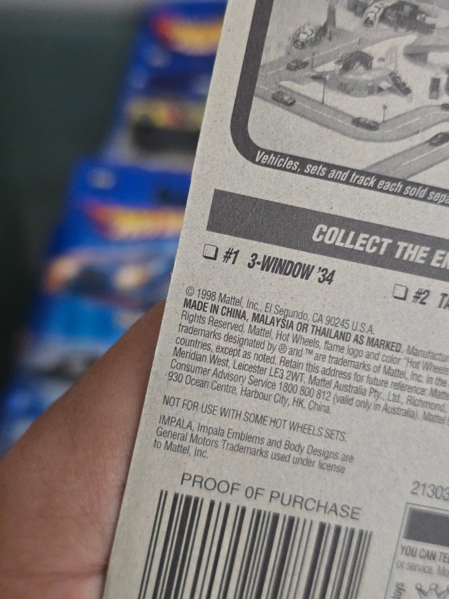 Hot Wheels 1965 Chevy Impala - Pinstripe Power Series - Kinder Logs