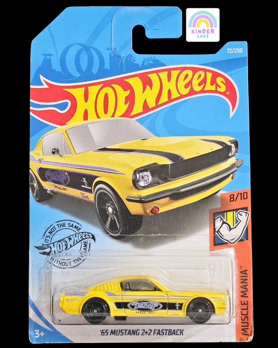 Hot Wheels 1965 Ford Mustang 2+2 Fastback - Kinder Logs