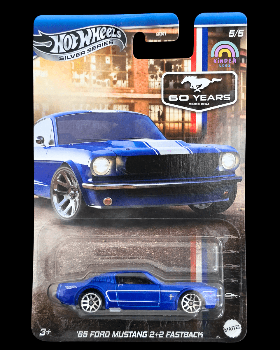 Hot Wheels 1965 Ford Mustang 2+2 Fastback - Mustang 60 Years (Imported) - Kinder Logs