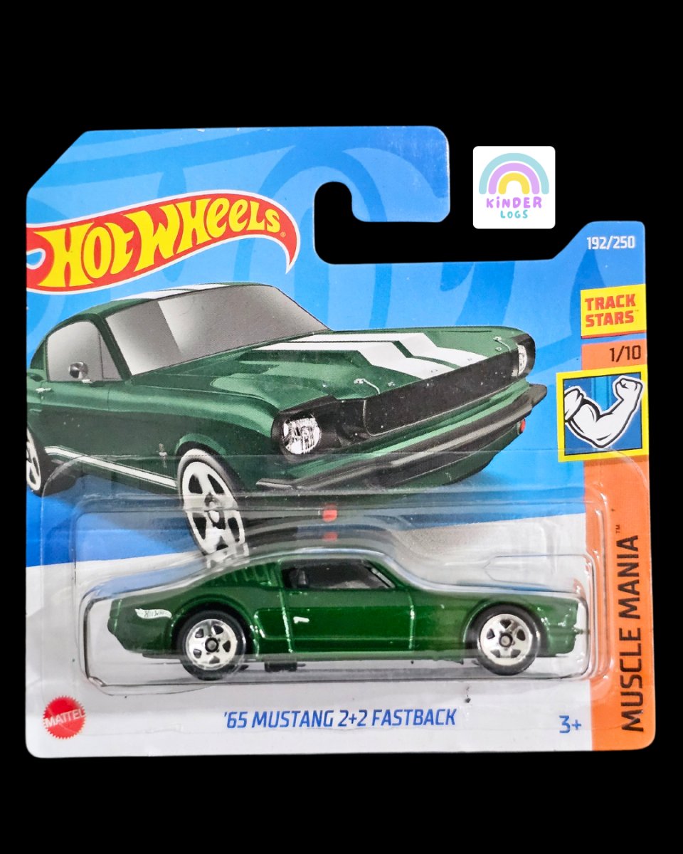 Hot Wheels 1965 Ford Mustang 2+2 Fastback (Short Card) - Kinder Logs