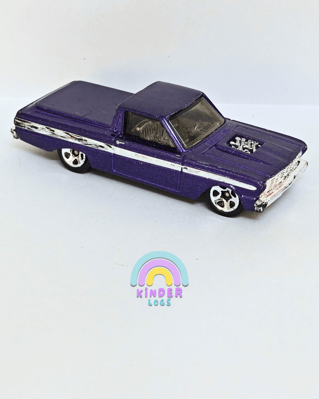 Hot Wheels 1965 Ford Ranchero (Pre - Owned Car) - Kinder Logs