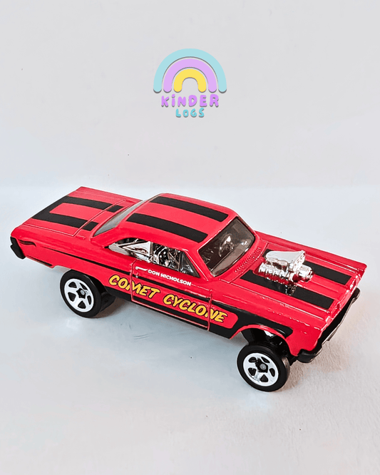 Hot Wheels 1965 Mercury Comet Cyclone - Red (Uncarded - New) - Kinder Logs