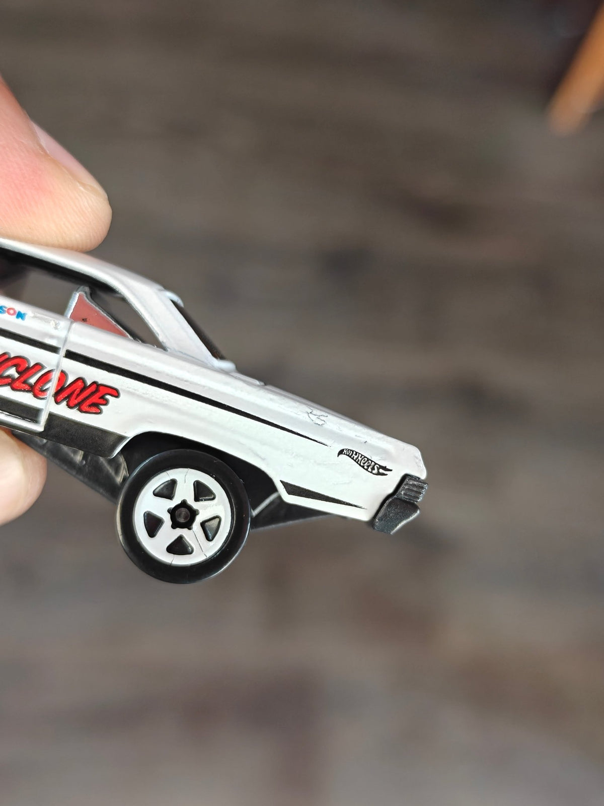 Hot Wheels 1965 Mercury Comet Cyclone - White (Uncarded - New) - Kinder Logs