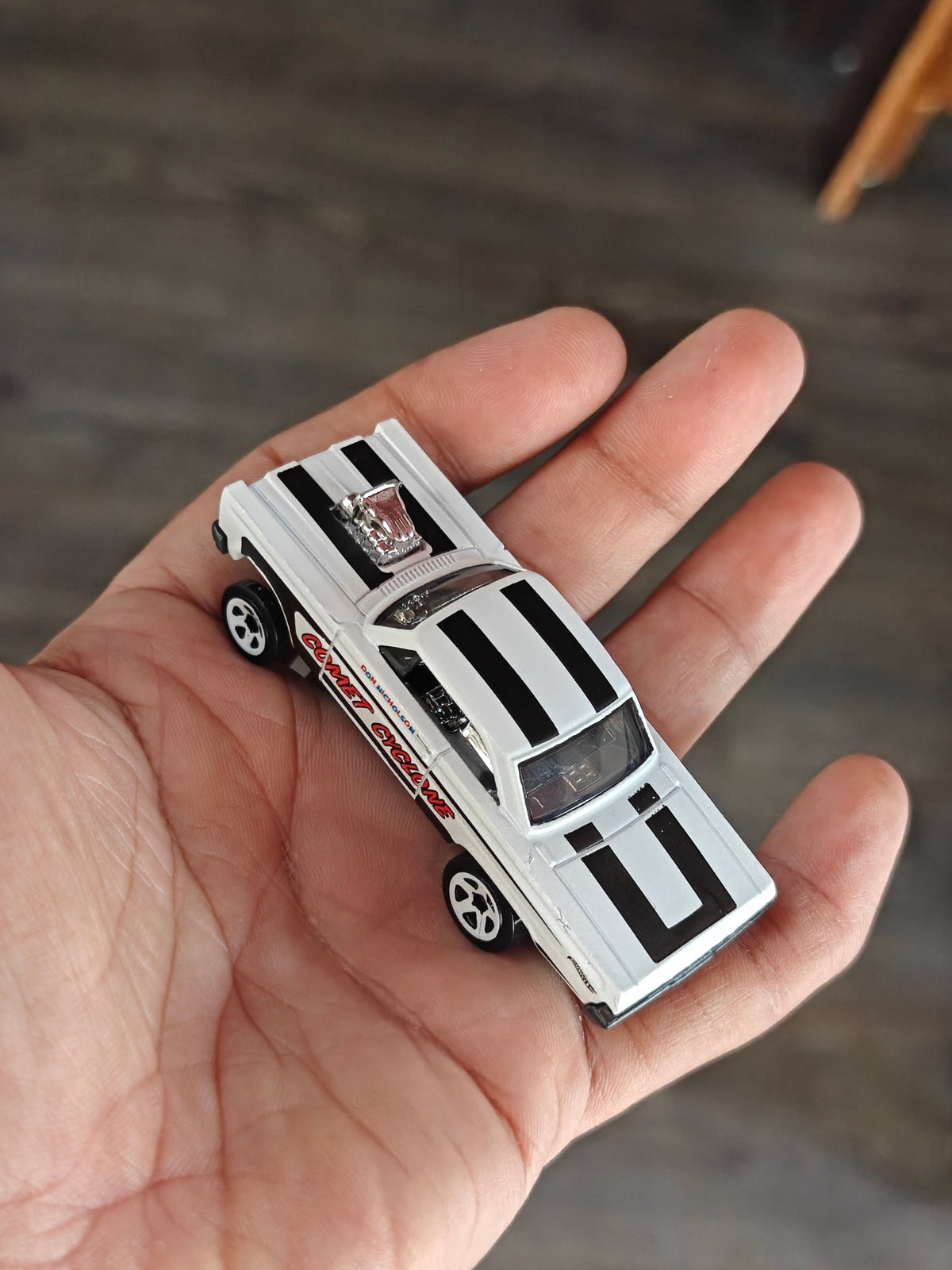 Hot Wheels 1965 Mercury Comet Cyclone - White (Uncarded - New) - Kinder Logs