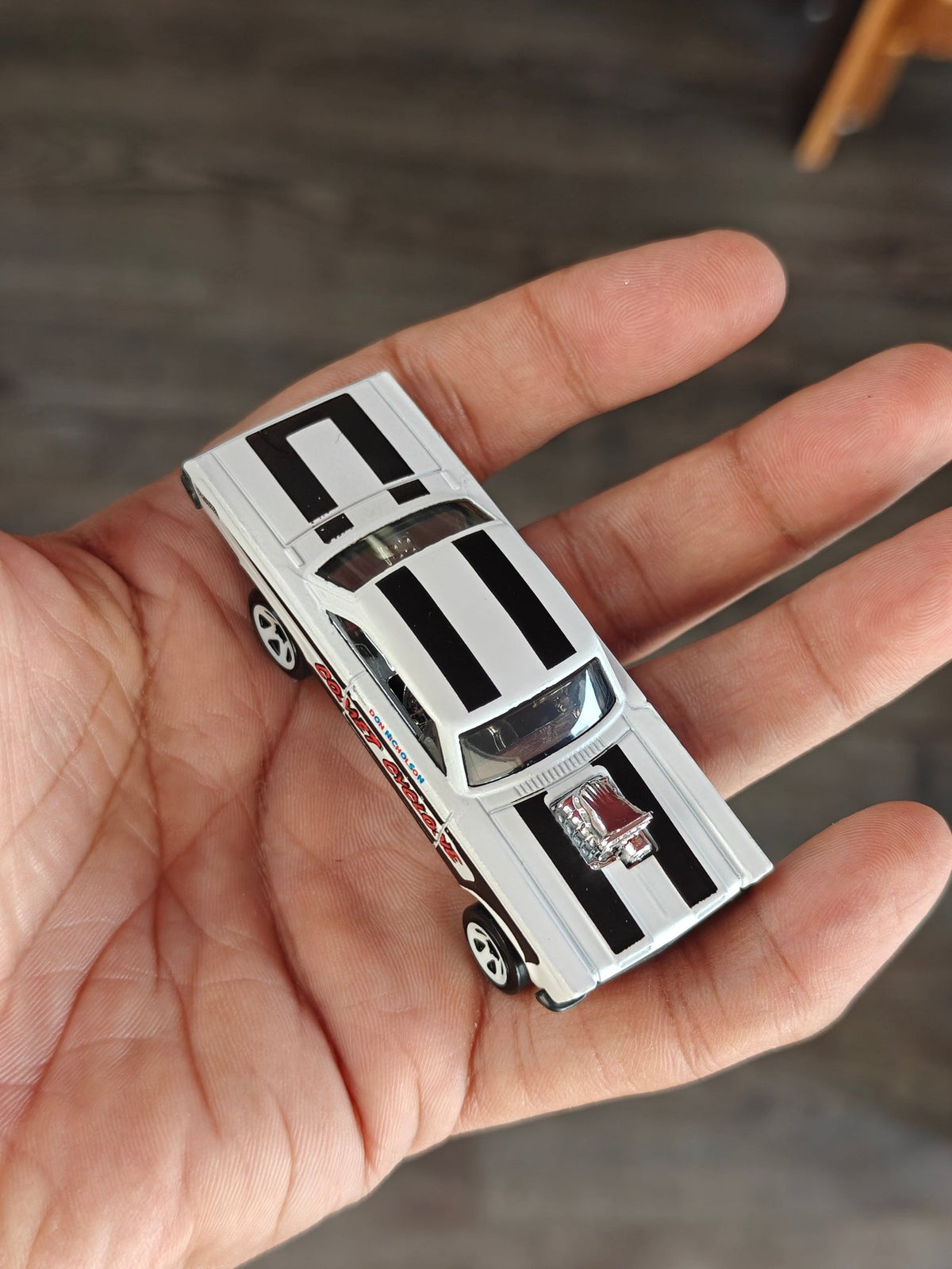 Hot Wheels 1965 Mercury Comet Cyclone - White (Uncarded - New) - Kinder Logs