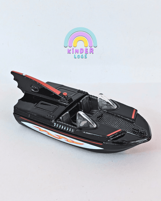 Hot Wheels 1966 Bat Boat - Black (Uncarded - New) - Kinder Logs