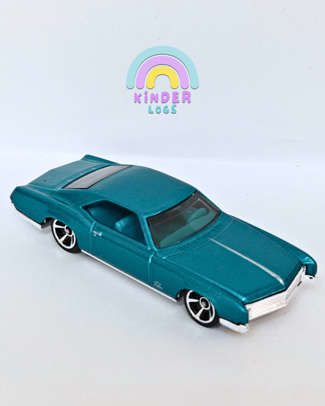 Hot Wheels 1966 Buick Riviera - Teal (Uncarded - New) - Kinder Logs