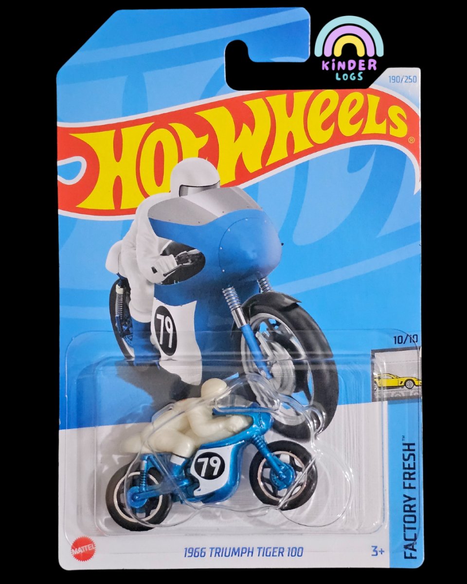 Hot Wheels 1966 Triumph Tiger 100 (A Case) - Kinder Logs