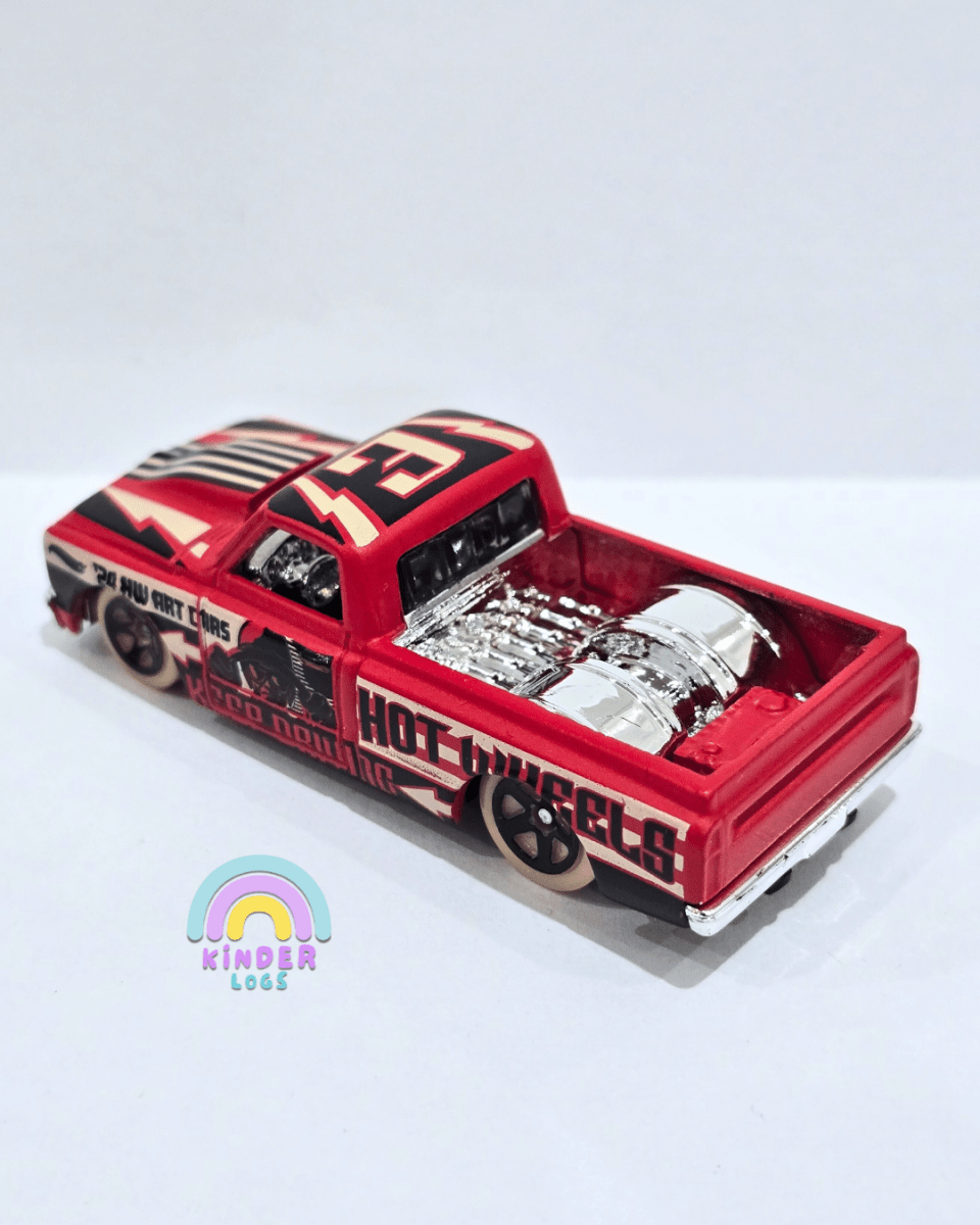 Hot Wheels 1967 Chevrolet C10 - Red (Uncarded) - Kinder Logs