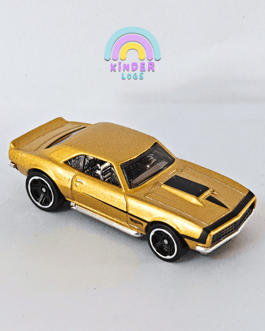 Hot Wheels 1967 Chevrolet Camaro - Gold (Uncarded - New) - Kinder Logs