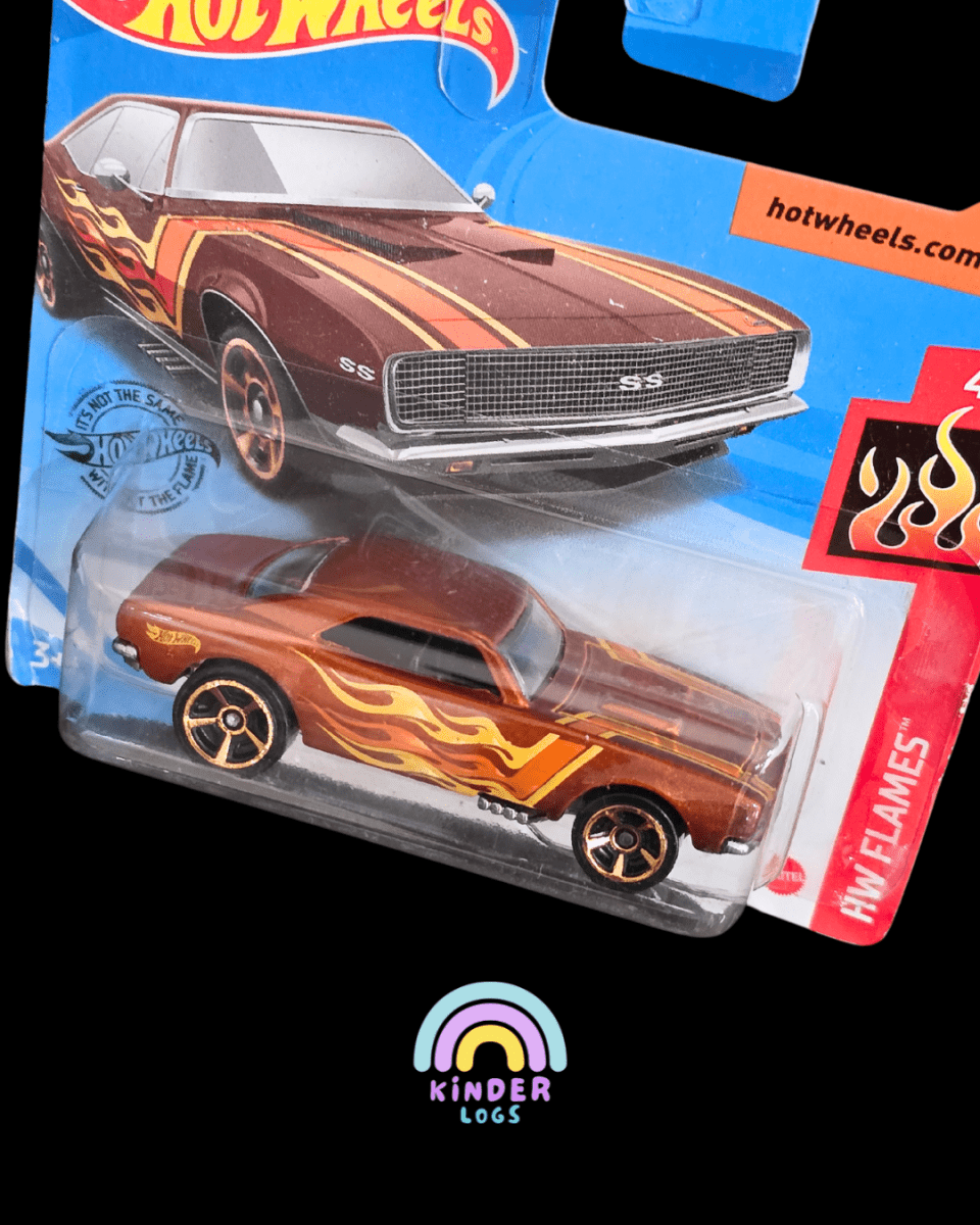 Hot Wheels 1967 Chevy Camaro - Short Card (Imported) - Kinder Logs