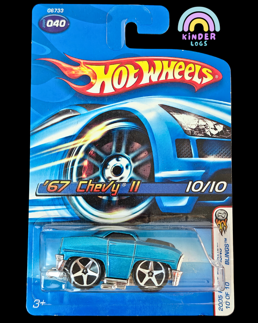 Hot Wheels 1967 Chevy II - Blings Series (Imported) - Kinder Logs