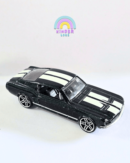 Hot Wheels 1967 Custom Ford Mustang - Dark Green (Used Car) - Kinder Logs