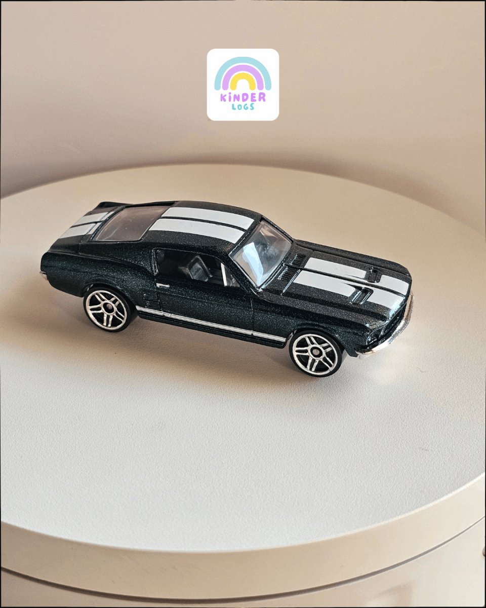 Hot Wheels 1967 Custom Ford Mustang (Uncarded) - Kinder Logs