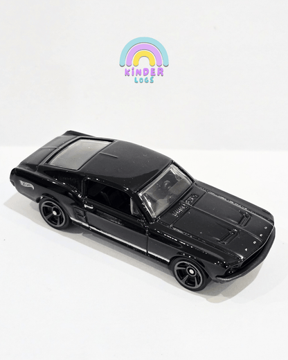 Hot Wheels 1967 Ford Mustang R7520 - Black (Uncarded) - Kinder Logs