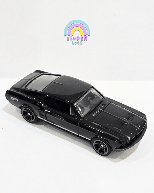 Hot Wheels 1967 Ford Mustang R7520 - Black (Uncarded) - Kinder Logs