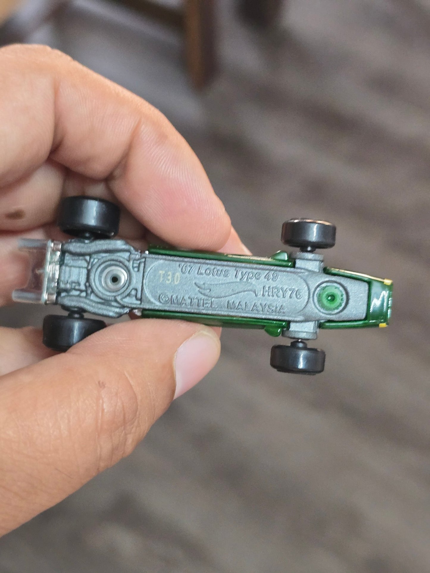 Hot Wheels 1967 Lotus Type 49 - Number 4 (Uncarded - New) - Kinder Logs