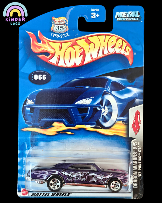 Hot Wheels 1967 Pontiac GTO - Dragon Wagons (Imported) - Kinder Logs