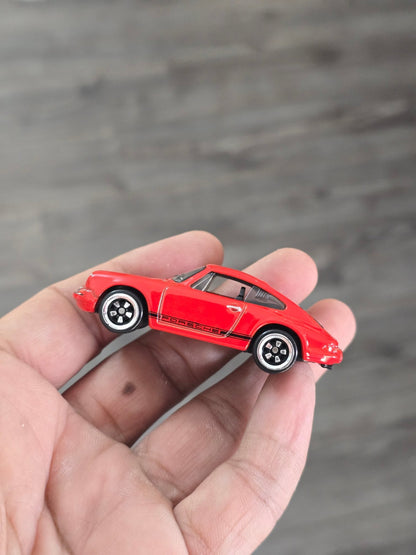 Hot Wheels 1967 Porsche 911 R - Red (Uncarded) - Kinder Logs