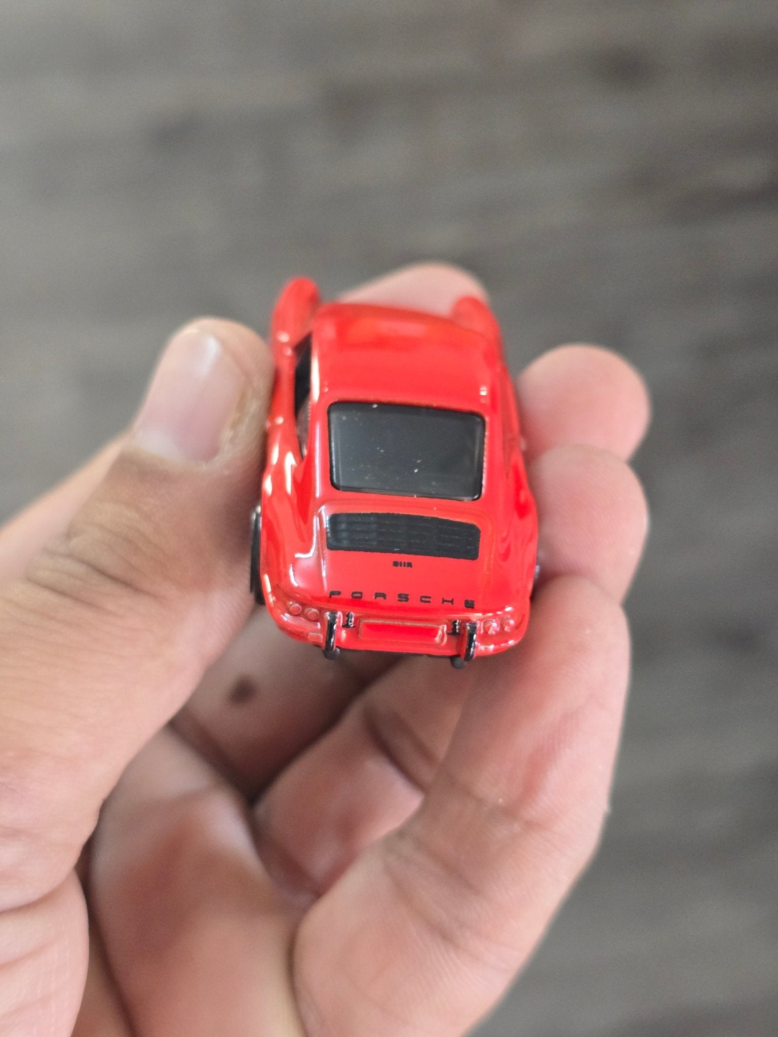 Hot Wheels 1967 Porsche 911 R - Red (Uncarded) - Kinder Logs