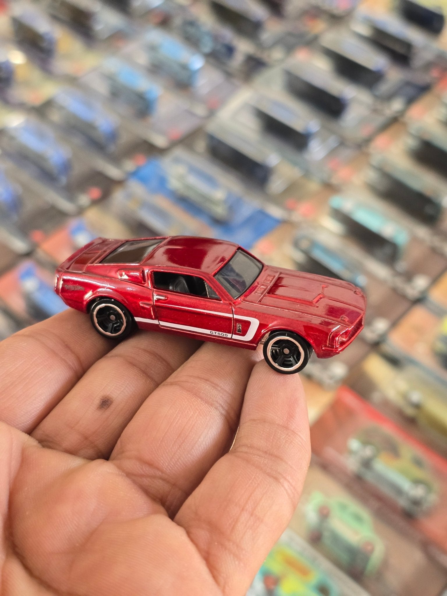 Hot Wheels 1967 Shelby GT500 - Nightburnerz (Uncarded) - Kinder Logs