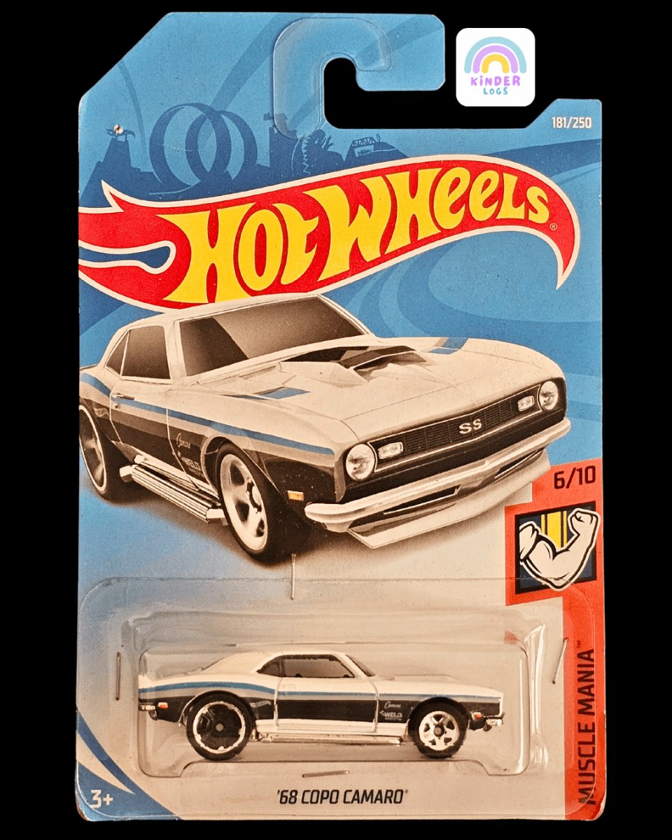 Hot Wheels 1968 Copo Camaro SS - Muscle Mania - Kinder Logs