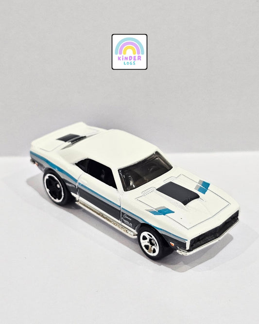 Hot Wheels 1968 COPO Camaro - White (Uncarded) - Kinder Logs