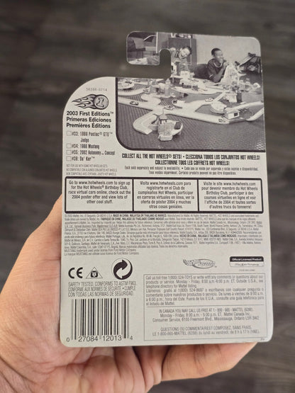 Hot Wheels 1968 Ford Mustang - 2003 First Editions (2003 Imported) - Kinder Logs