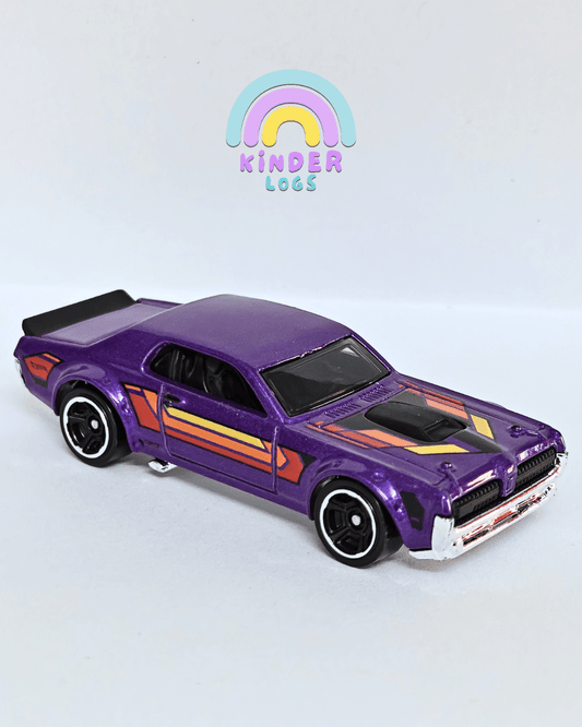 Hot Wheels 1968 Mercury Cougar - Purple (Uncarded - New) - Kinder Logs