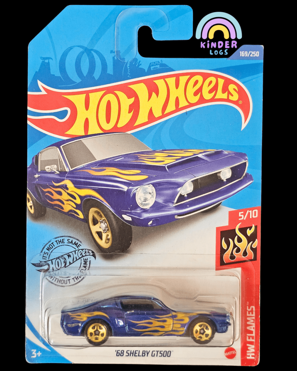 Hot Wheels 1968 Shelby GT500 (HW Flames) - Kinder Logs