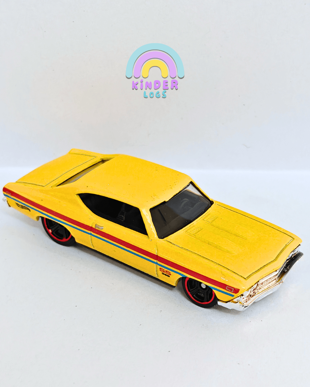 Hot Wheels 1969 Chevelle SS 396 - Yellow (Uncarded - New) - Kinder Logs