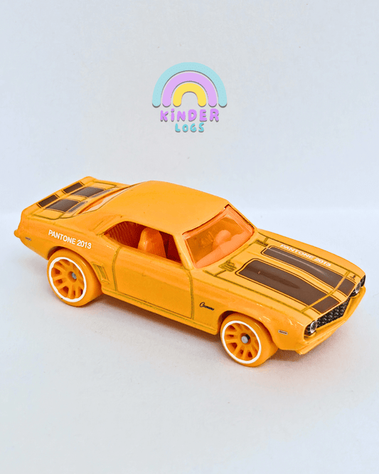 Hot Wheels 1969 COPO Camaro Pantone 2013 - Orange (Uncarded - New) - Kinder Logs