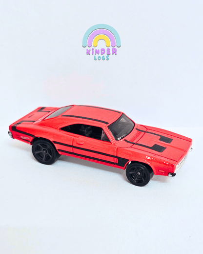 Hot Wheels 1969 Dodge Charger 500 - Red (Pre - Owned) - Kinder Logs