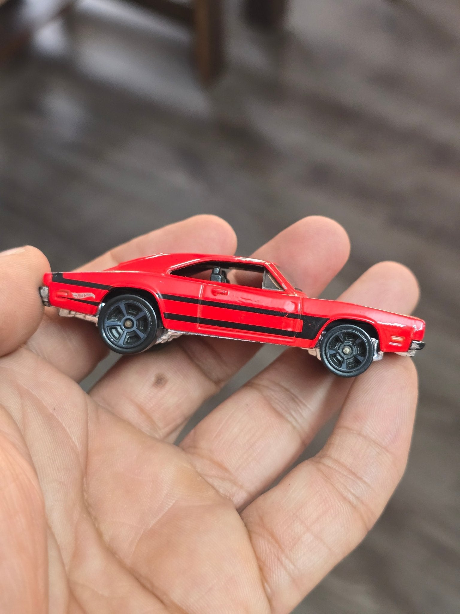 Hot Wheels 1969 Dodge Charger 500 - Red (Pre - Owned) - Kinder Logs