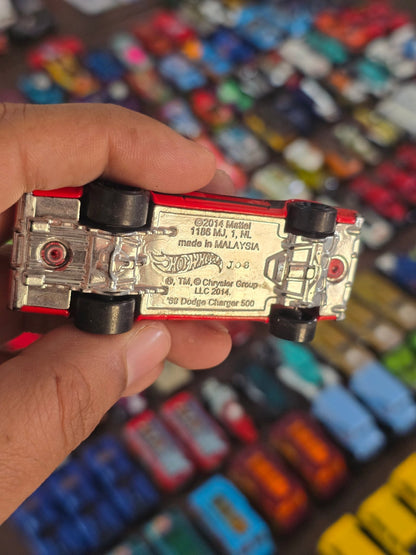 Hot Wheels 1969 Dodge Charger 500 - Red (Pre - Owned) - Kinder Logs