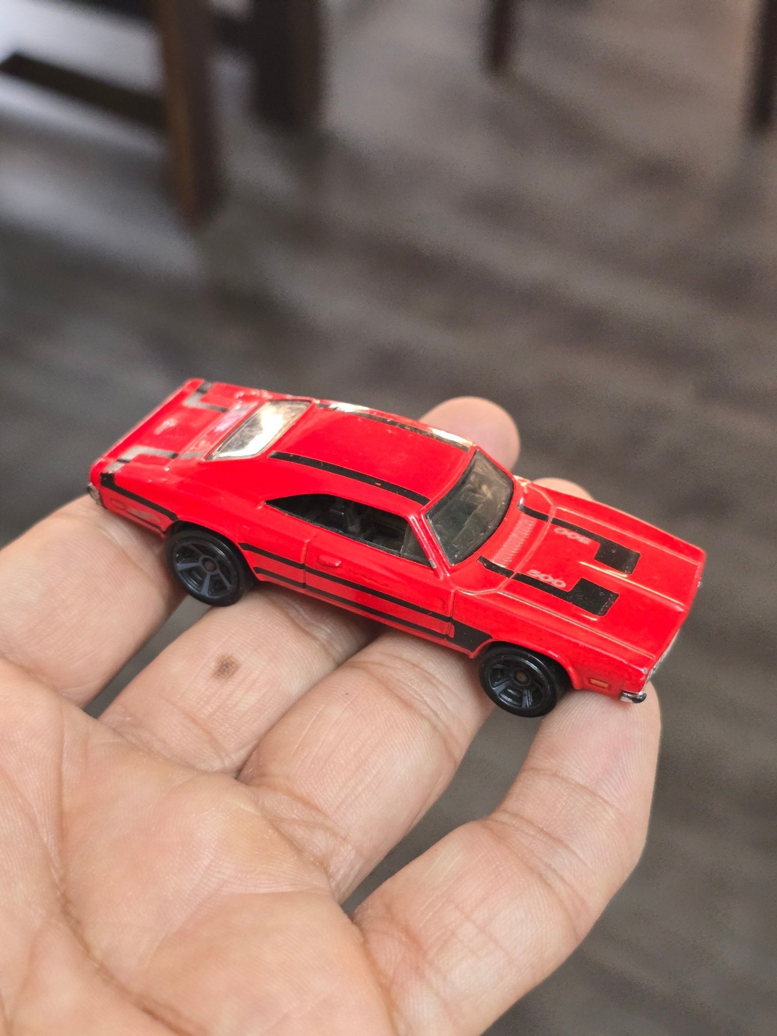 Hot Wheels 1969 Dodge Charger 500 - Red (Pre - Owned) - Kinder Logs