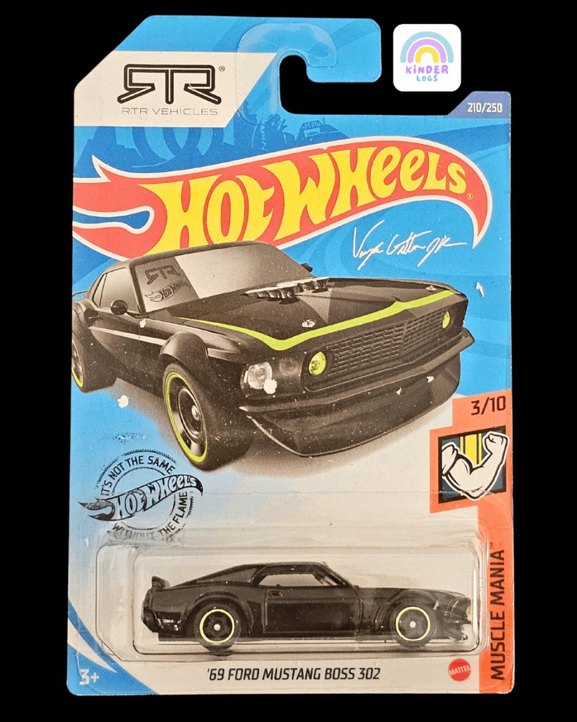 Hot Wheels 1969 Ford Mustang Boss 302 - RTR Vehicles - Kinder Logs India