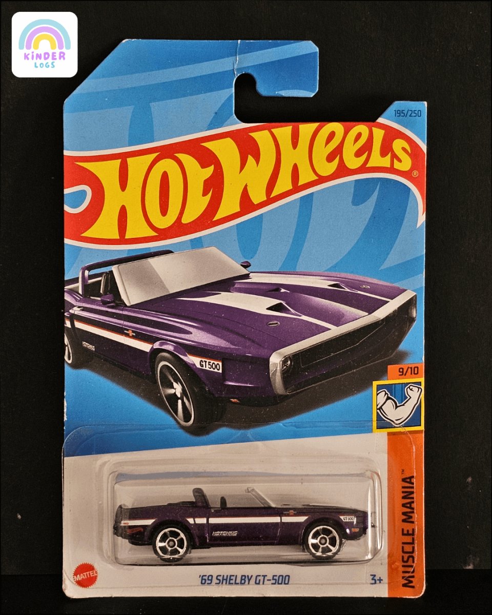 Hot Wheels 1969 Ford Shelby GT - 500 - Kinder Logs