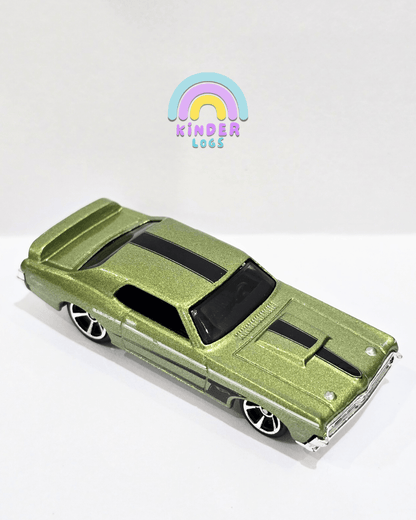Hot Wheels 1969 Mercury Cougar Eliminator - Green (Uncarded) - Kinder Logs