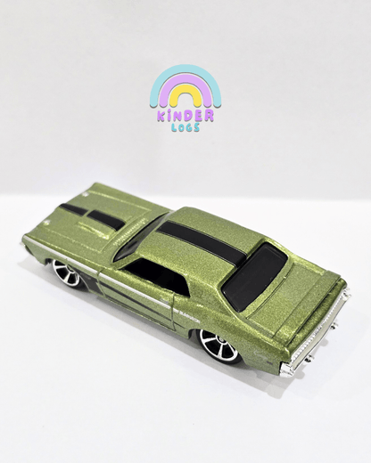 Hot Wheels 1969 Mercury Cougar Eliminator - Green (Uncarded) - Kinder Logs