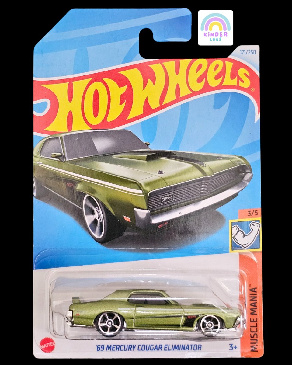 Hot Wheels 1969 Mercury Cougar Eliminator (P Case) - Kinder Logs