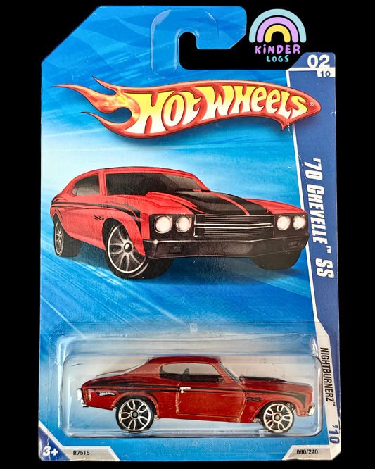 Hot Wheels 1970 Chevelle SS - Nightburnerz (Imported) - Kinder Logs