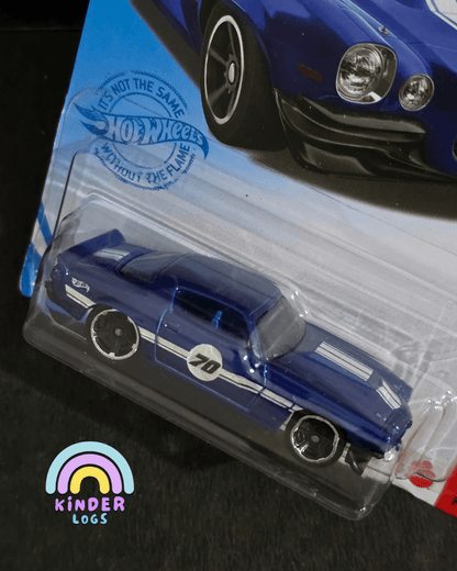 Hot Wheels 1970 Chevy Camaro RS - Blue (Imported) - Kinder Logs