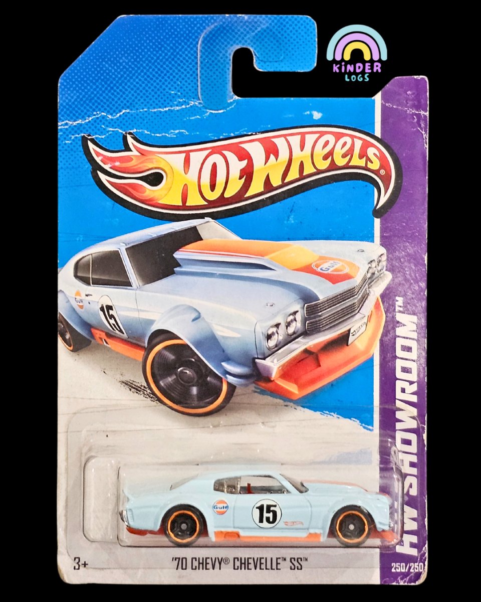 Hot Wheels 1970 Chevy Chevelle SS Gulf Edition - Kinder Logs