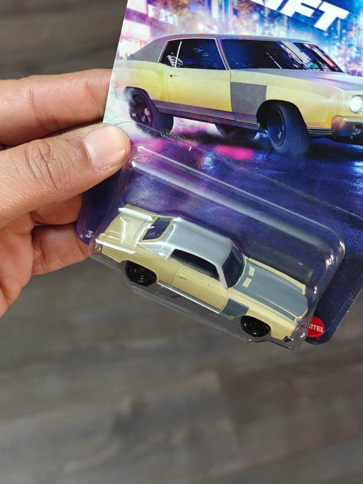 Hot Wheels 1970 Chevy Monte Carlo - Fast and Furious Tokyo Drift (Imported) - Kinder Logs