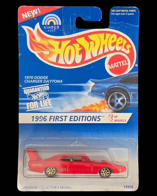 Hot Wheels 1970 Dodge Charger Daytona - 1996 First Editions - Kinder Logs
