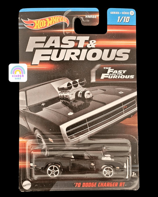 Hot Wheels 1970 Dodge Charger RT (The Fast & The Furious) - Kinder Logs