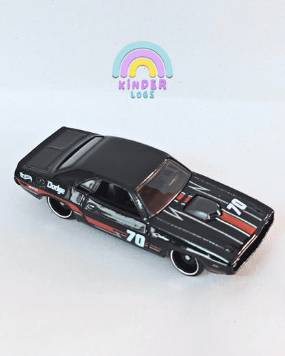Hot Wheels 1970 Dodge Hemi Challenger - Black (Uncarded - New) - Kinder Logs